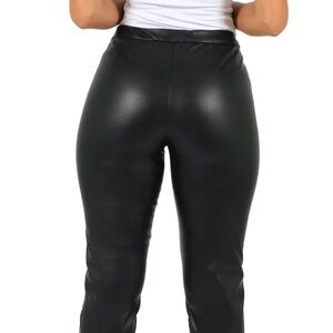 BBJ Los Angeles stretchy leather pants